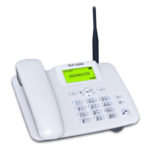 无线插卡电话机电信联通移动铁通4G全网通手机卡录音双卡办公电话
